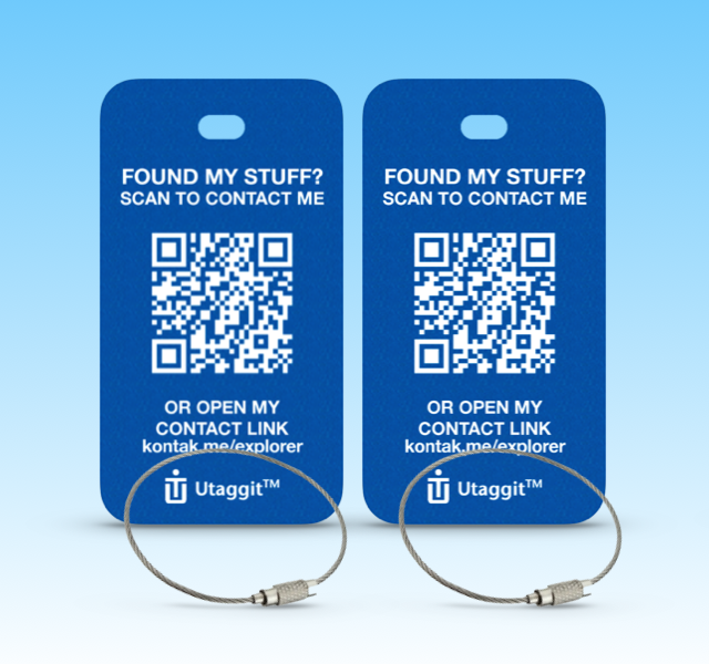 BLUE Bag tags